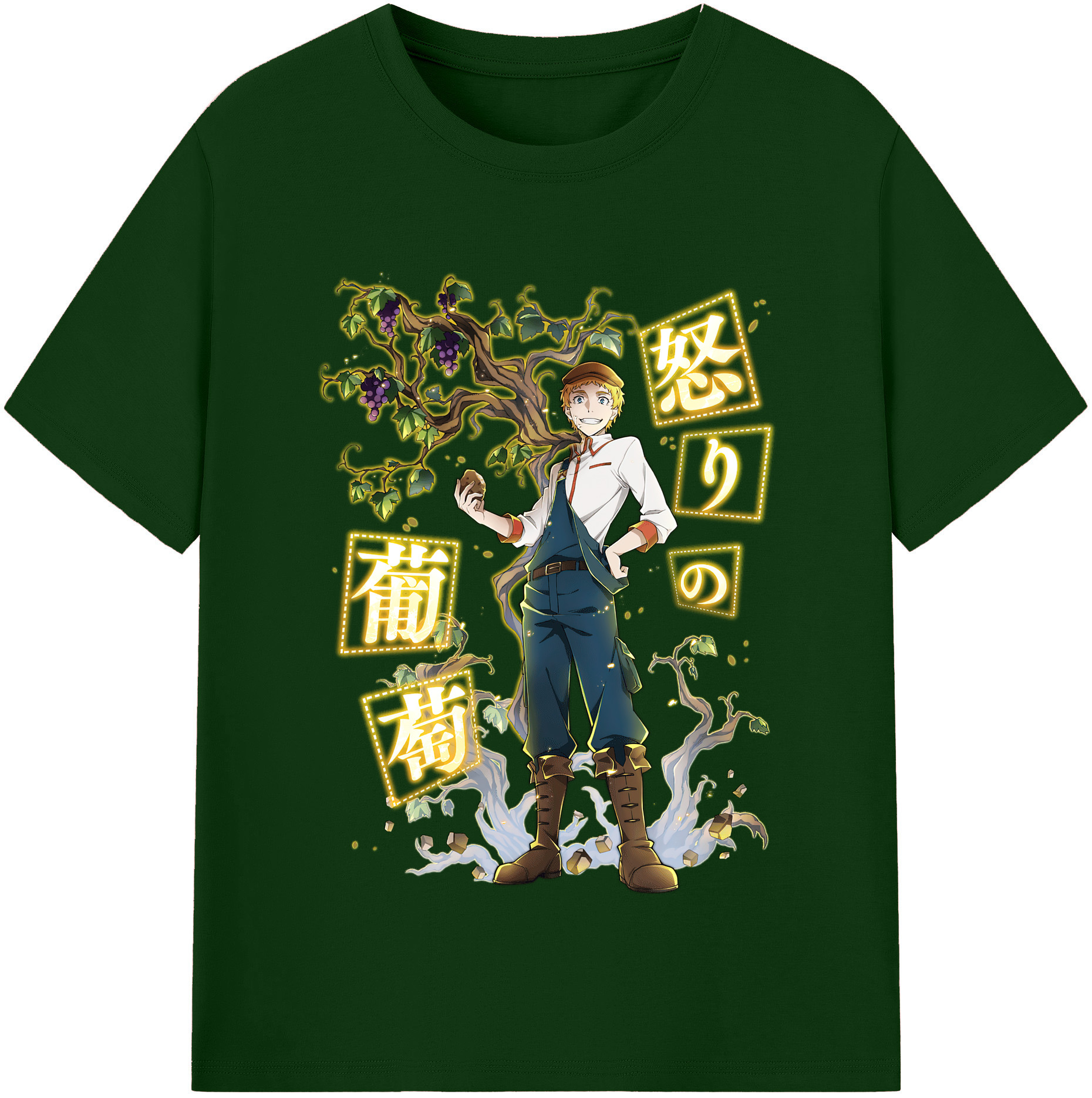 （画像用） 文豪ストレイドッグス Bungo Stray Dogs 綿100％半袖Tシャツ（フロントプリント）